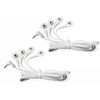 Tens Lead Wires - Port Doubler - Two 2.5mm Snap