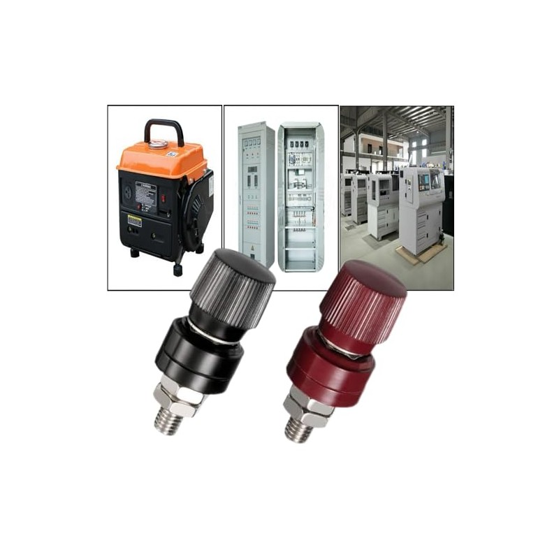 Eledabra 2 Pcs Terminal Binding Post M8 Threaded Diameter Binding