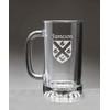 Jameson Irish Coat of Arms Glass Beer Mug (Sand Etched)