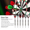 12Pcs Dart Set Stainless Steel Tip Anti Fall Competitive Entertaining