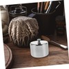 BIUDECO Stainless Steel Sugar Bowl with Lid Spoon Condiment Container