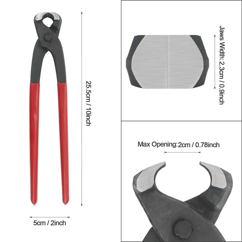DYWISHKEY 304 Stainless Steel Single Ear Hose Clamps with Pincers