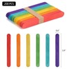 200 Pcs Jumbo Wooden Craft Sticks, Popsicle Sticks, 150x18x1.6mm Treat
