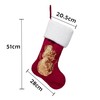 Beyond Your Thoughts Santa Stocking for Filling & Hanging, Christmas