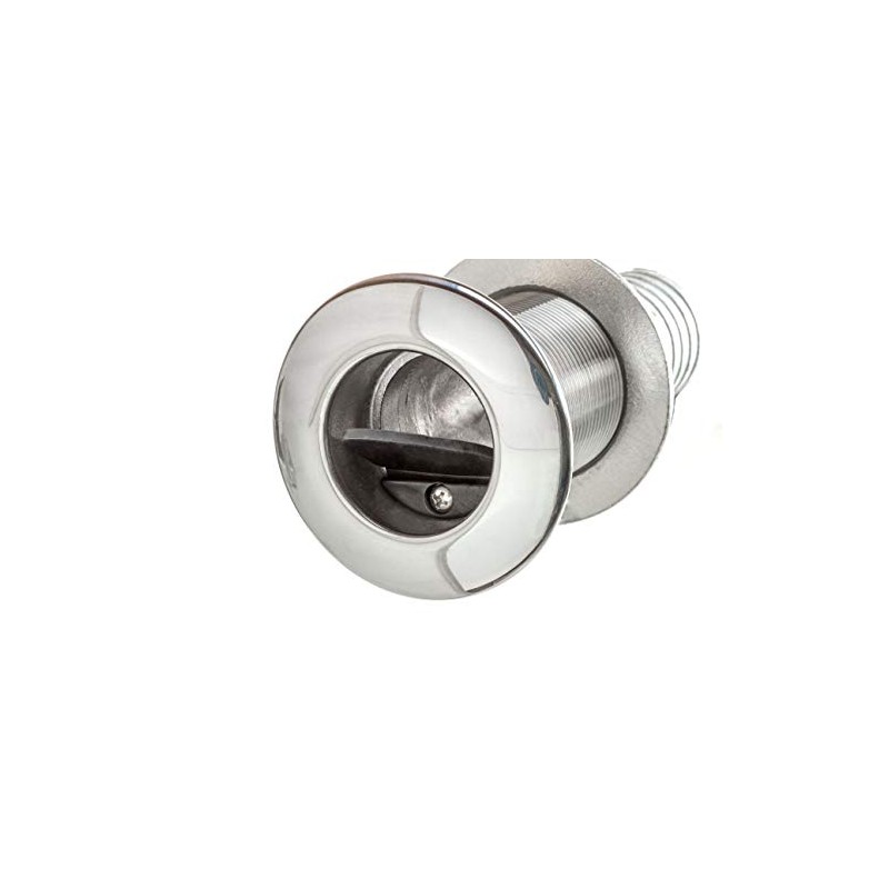 Attwood 66553-3 Boat Self-Bailing Cockpit Barbed Stainless Steel 1 ½-Inch