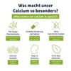 Natural Calcium Capsules Vegan with High Bioavailability [Regional from Germany]