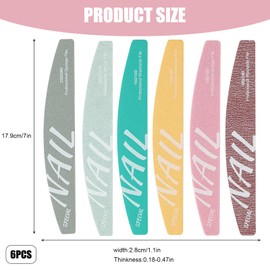 AstraGlam Nagelfeilen Buffer Set Für Gelnägel, Umfassendes Set Mit Sechs Hochwertigen Feilen Für Natürliche Und Acryl- Und Gel-Nägel, Langlebig Und Waschbar, Ideales Geschenk