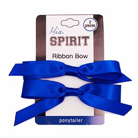 Mia Ribbon Bow ponytailers ponytailer - Ribbon Bows (2 Per Card)