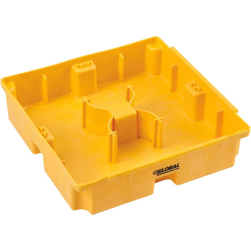 Global Industrial Spill Containment Platform, 1 Drum Capacity