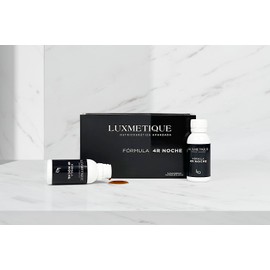 Luxmetique Formula 4R Nuit - Nutricosmetics for skin care and pleasure with extracts of melisa, pomegranate, hyaluronic acid and ceramosides 450 ml - 15 bottles of 30 ml
