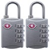 TSA Luggage Locks, (2 Pack) by Infinium. 10,000 Possible Combinations
