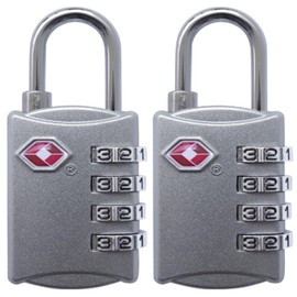 TSA Luggage Locks, (2 Pack) by Infinium. 10,000 Possible Combinations for Enhanced Security. Ideal for Travel and Securing Other Valued Personal Belongings