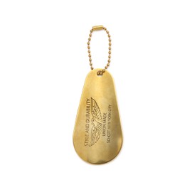 Schott 782-4970037 Men's Keychain BRASS Shoehorn, 170 gold