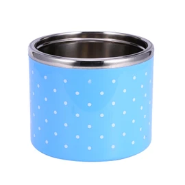Fiambrera térmica azul termo para solidos Bento/contenedor de alimentos termo para solidos fiambrera portátil de acero inoxidable para niños y adultos, para Cajas para el Almuerzo