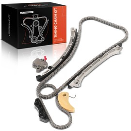 A-Premium 7PCS Engine Timing Chain Kit W/Tensioner & Guide Compatible with Mazda - 3 2007-2013, 6 2006-2007, CX-7 CX7 2007-2012 - L4 2.3L - Replace# L3K914614, L3K912201A