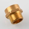 Tecmolog Brass Pipe Fittings Connector G 1/2 Female Thread (Metric