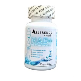 ALLTRENDS Health NAD+1000mg | Resveratrol 500 mg |TMG Trimethylglycine 500mg|Vitamins for Cell Regeneration, Heart & brain Function, DNA Repair, Longevity, Energy and Oxidative Stress|NON GMO|30 Caps.