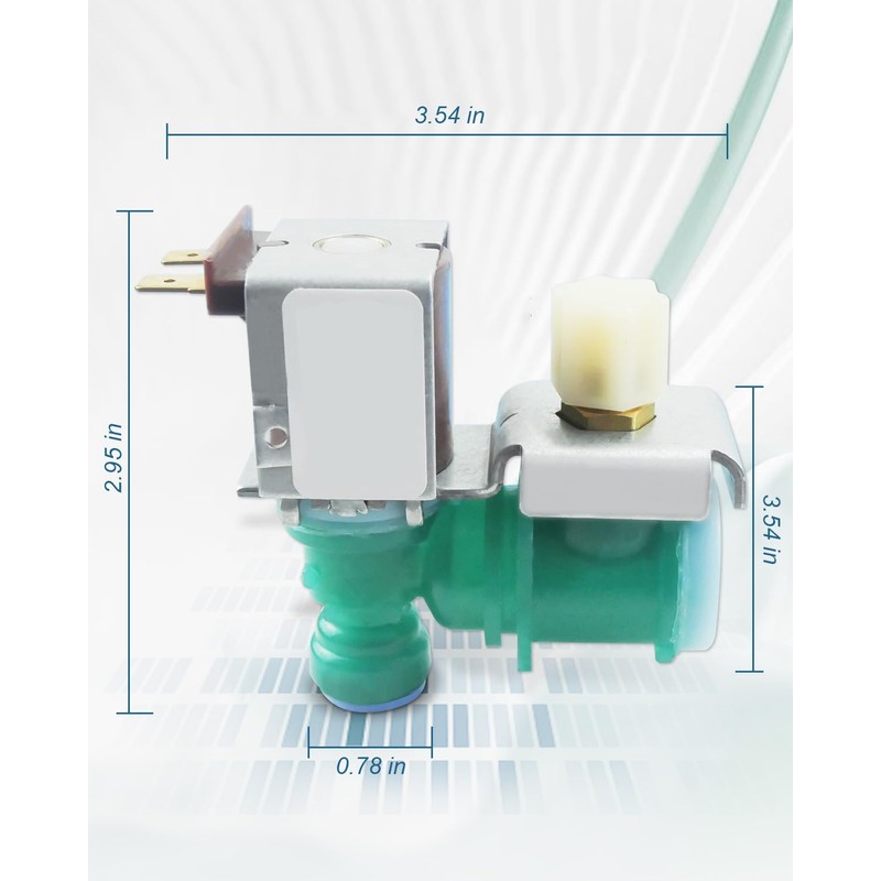 Refrigerator Water Inlet Valve W10341320, Combination Water Inlet Valve Fit