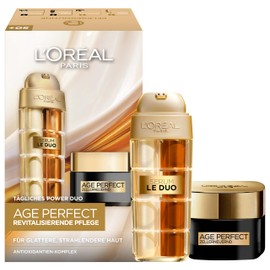 L'Oréal Paris Age Perfect: Serum Le Duo & Zell-Renaissance Tagespflege Gesichtspflege-Set