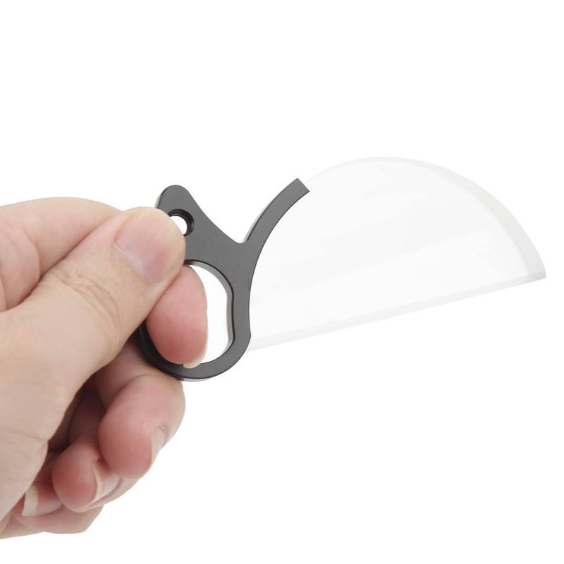 80 mm Camera Lens Prism, Crescent Moon Optical Glass Prism