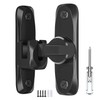 Barn Door Lock, 90/180 Degree Gate Latches, Zinc Alloy Right