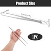 12-Inch Stainless Steel Cooking Tweezers Precision Food Tongs for Kitchen