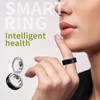 Smart Ring Multifunction Sleep Temperature Monitoring Pedometer 23mah Health Tracker