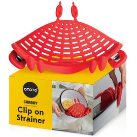 OTOTO Kitchen Colander - Kitchen Colander for Draining Pasta, Vegetables, Fruits, Kitchen Gadgets, Kitchen Gadgets, BPA Free (Crab)