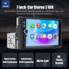ESSGOO 7" Car Stereo Radio 1DIN Carplay/Androi