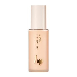 b idol Loved Fund 03 Pink Beige, 0.9 fl oz (28 ml), Liquid Foundation, Glossy Skin, Transparent, Moisturizing, SPF