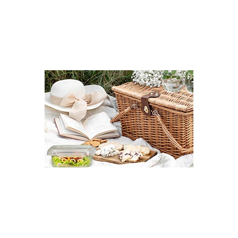 Clear Deli Food Storage Containers With Lids Tamper evident security