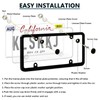 Ettonsun License Plate Cover & Frames, 2 Pack Clear License