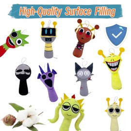 KoMico Horror Game Plushies - Realistic Stuffed Animal Figure Pillows, Soft and Cute Plush Toy for Game Fans and Collectors (Yellow Girl)