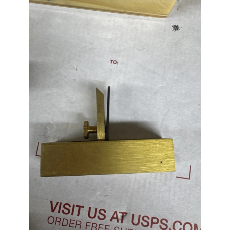 Brand May Vary 3 piece Micro Mini Brass Hand Plane