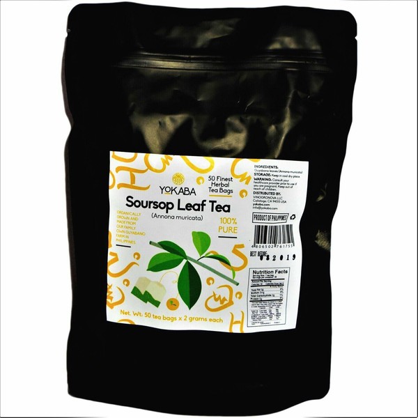 YOKABA Soursop Graviola Pure Leaf Tea by YOKABA - 50