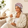 Silk Press Wrap for Hair, Satin Hair Wrap Net with
