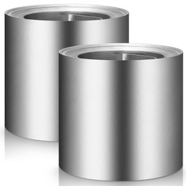 Blulu Roof Flashing 8 Inches x 50 ft Aluminum Flashing Roll Metal Roofing Panels Waterproofing Aluminum Roll for Roofs Backyard Outdoor Gardens Moss Stains Prevention (2 Rolls)