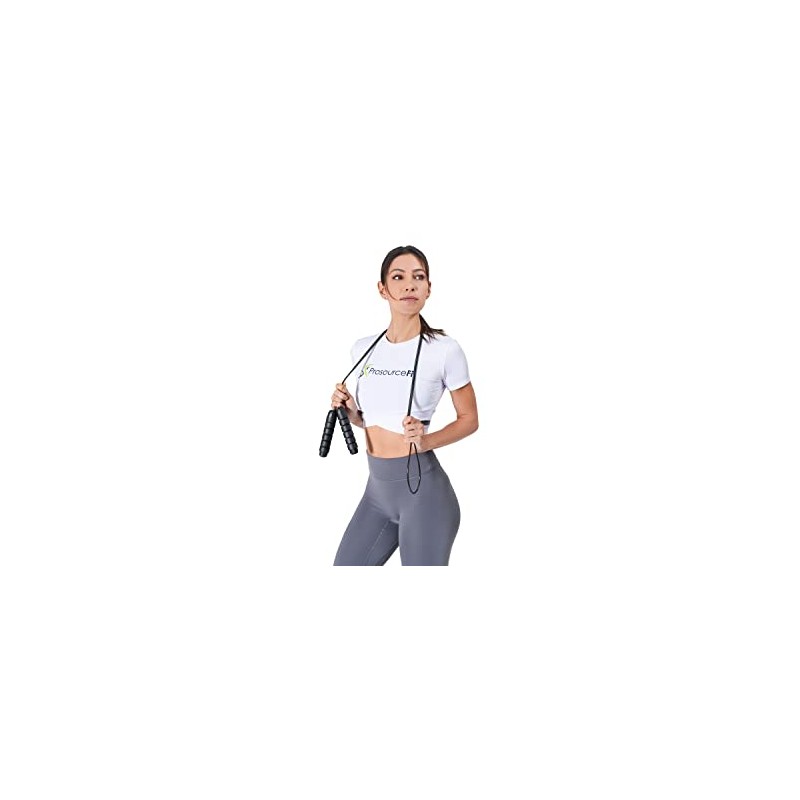 ProsourceFit Speed Jump Rope up to 8 Foot Adjustable Length