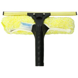 Ettore 71100 Professional Brass Backflip Window Cleaning Combo Tool, 10-Inch