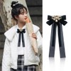 JKQBUX Pre-Tied Bow Tie Ribbon brooches Neck Shirt Tie Collar