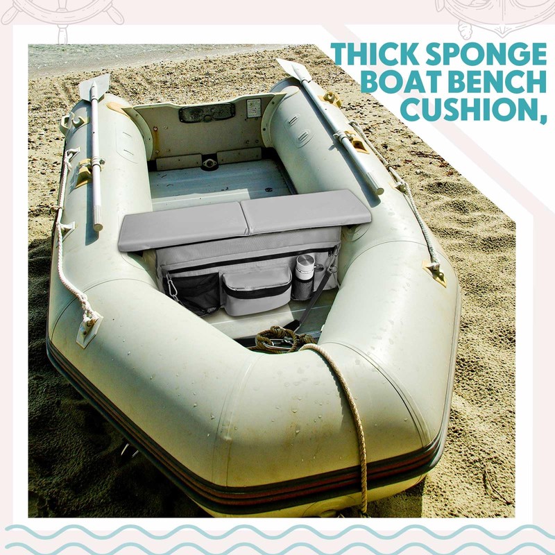 Dansydaisy 35 x 14 Inch Dinghy Boat Seat Cushion and