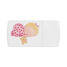 'Baby Girl' Pill Box with Tablet Splitter (PI00032097)