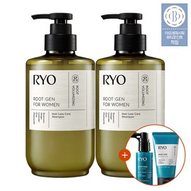 ryo Ryeo [Exclusive Special] Rootgen Women's Hair Loss Care Shampoo 515ml 2-Pack (Option) - 03_Treatment 515ml 2-pack / 려[단독특가]  루트젠 여성 탈모케어 샴푸 515ml 2입 (옵션) - 03_트리트먼트 515ml 2입