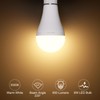 ORALUCE Emergency Rechargeable Light Bulbs 60 Watt, Warm White 3000K