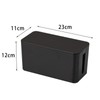 Cable Management Box, Cable Tidy Box Black Cable Organiser Box