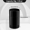 Sherules 15 Pack Black Empty Deodorant Containers - 1.7oz/50ml Twist-Up