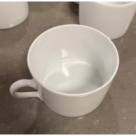 Richard Ginori BLBA Porcelain Coffee Cup/dish Set (21 Available).  Flat Ship