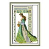 Amiiba Pre Printed Cross Stitch Kits for Adults, Summer Angel