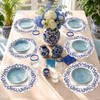 Blue and White Talavera Mexicanos Paper Placemats Mexican Party Decor
