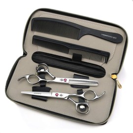 JIESENYU Professional Hairdressing Scissors 440C Steel 6.8" Set